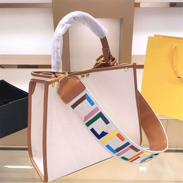 

feadi peekaboox-lite plaid bucket bag classic canvas crossbody bags good quality high capacity single shoulder handbags