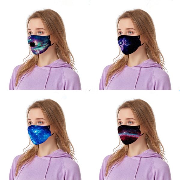 

in stock fast sip and fa masks wit breating valve 3-layer dener printed mask dustproof earloop masks 0105 #756#396