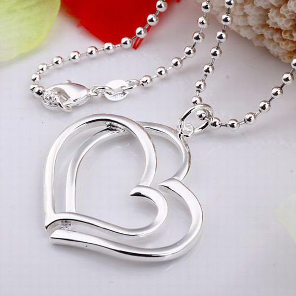 

wholesale - retail christmas gift 925 silver fashion jewelry necklace n41