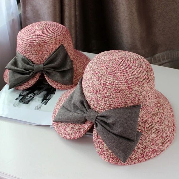 

sun straw butterfly female beach sun beach travel big bow straw big hat brim sun-proof uv hat, Blue;gray