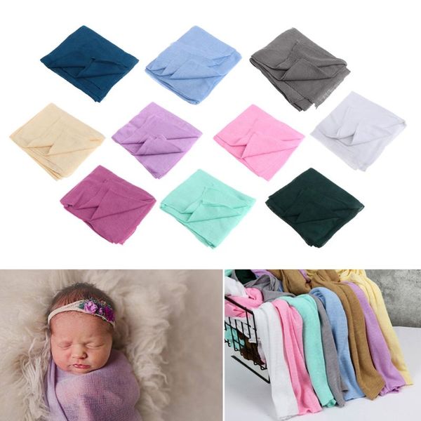 

корабль падения. 40 * 150см одеяла новорожденного soft пеленального wrap крючок пледы фотография реквизит