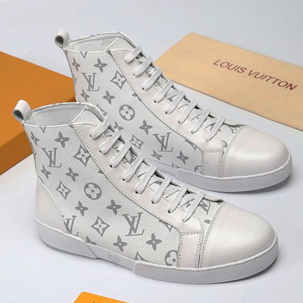 

luxury mens shoes casual bottes hommes breathable casual fashion mens shoes boots tattoo sneaker boot chaussures pour hommes ankle boots, Black