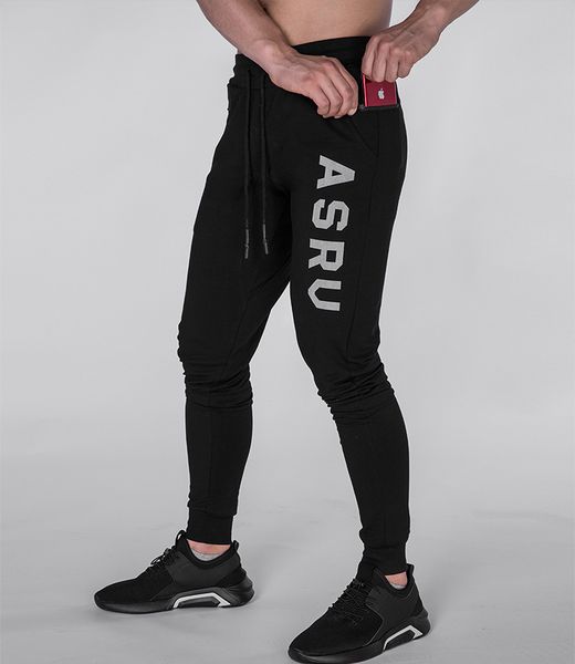 

av sport new asrv size trousers long m-3xl pants loose casual breathable mens male training sports pants printing skapn, Black