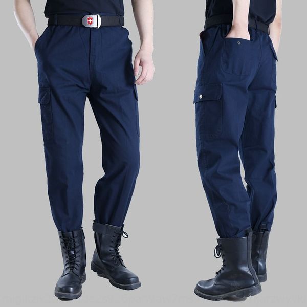 

tu4ea labor protection pants autumn wear-resistant electric welding loose clothes work clothestrousers overalls work overalls men's cam, Gray;blue