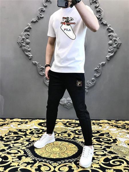 

new мужчины дизайнерские толстовка sportwear jogger костюмы брюки роскоши mens running лидирующий костюм футболка шорты роскошный jogger спо, Gray