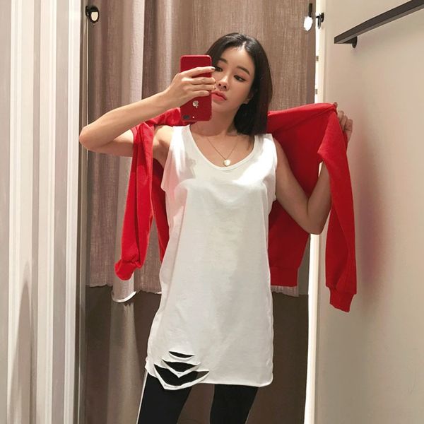 

снимите с серединой длиной жилета вокруг шеи рубчик персонифицированного отверстия корейских новых женщин жилета свитера свитера u-образного, Camo