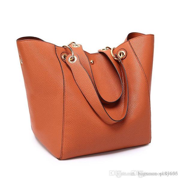 

2019 2pcs/set high qulity classic designer handbag ladies composite tote pu leather clutch womens shoulder bags