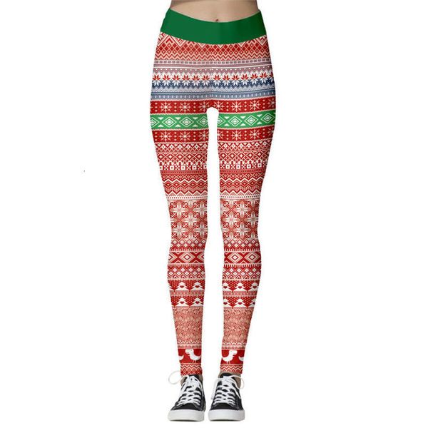 

womens high waist leggings 2020 snowflake christmas printing leggings bottoms breathable merry christmas pants fitness leggins, Black
