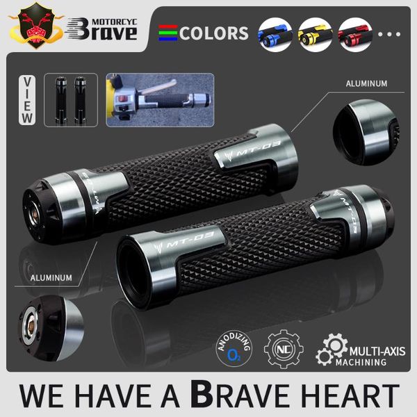 

motorcycle accessories handle grips racing handlebar for mt-03 mt03 mt 03 2020 2020