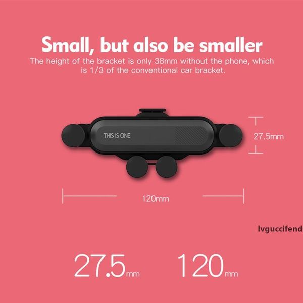 

universal car phone holder for samsung huawei car air vent mount holder gravity mobile phone holder navigation
