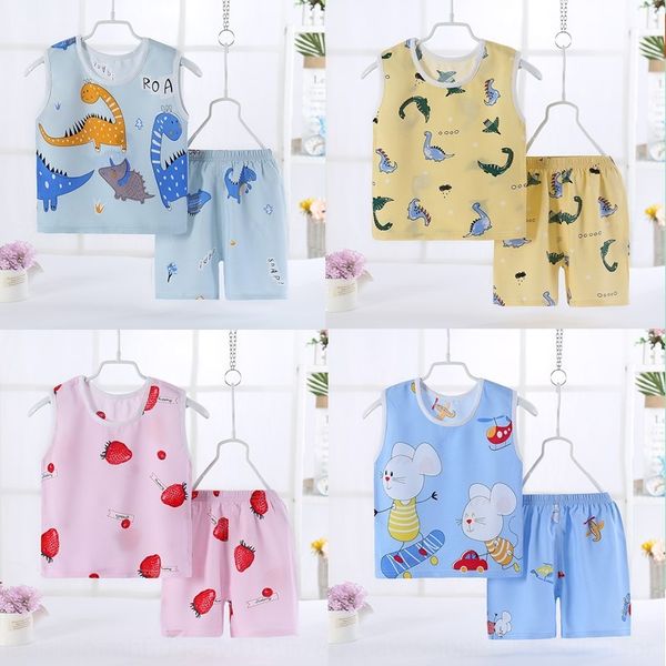 

o9g9c 20 cotton silk clothes clothesair conditioning home clothingvest suit boysand babiesair conditioning clothing children's and chil