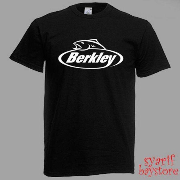 

Fashion popular hot sale Berkley fishing fish men's black T-shirt