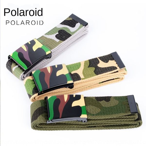 

3j9at sup camouflage casual versatile fan trendy youth korean style sup camouflage casual versatile canvas canvasfan trendy youth belt canva, Black