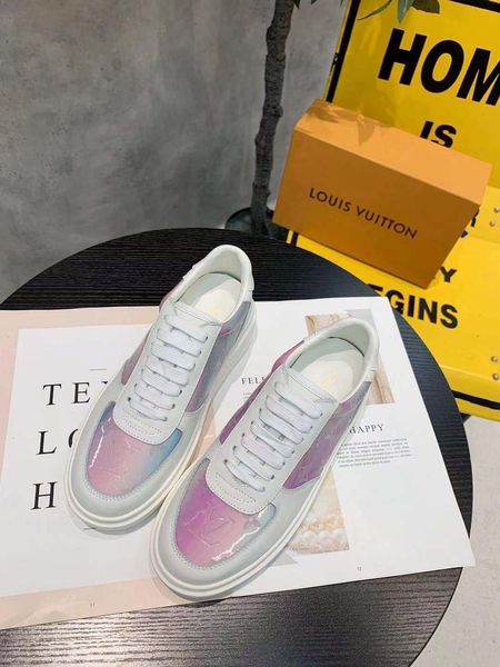 

r luxury and leisure, fashion printed flat time out sneakers, comfortable platform shoes, size 35-45 (with original box),cc