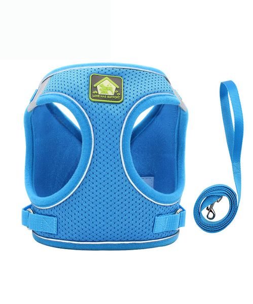 

no pull dog harness, [upgraded version] no choke front lead dog reflective harness, adjustable soft padded pet vest with easy control handle