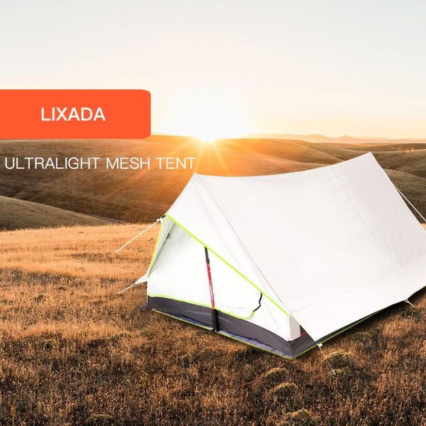 

lixada ultralight 2 person double door mesh tent shelter perfect for camping thru-hikes beach tents outdoor camping tent travel