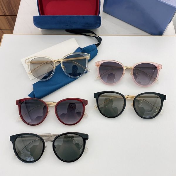 

новая модель 2020 подходит для всех формы лица декоративных очков кадра женских солнцезащитных очков uv400 личного стиль полных мод gg0565s