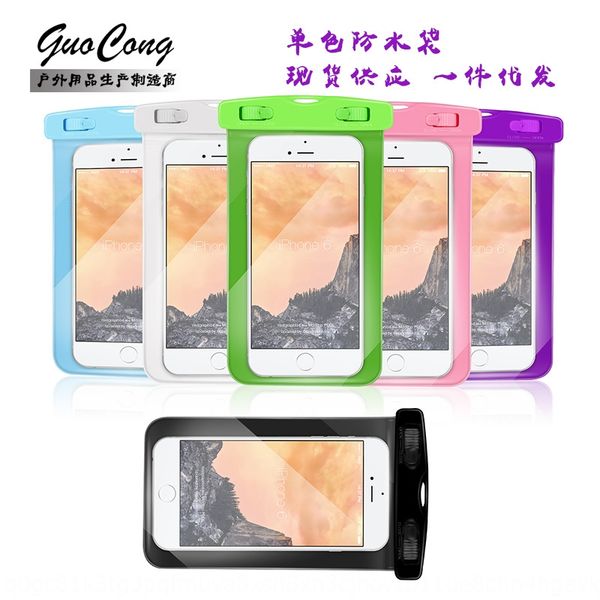 

vtylj spring mobile phone waterproof bag swimming touch screen mobile phone waterproof bag outdoor drifting high permeability pvc diving