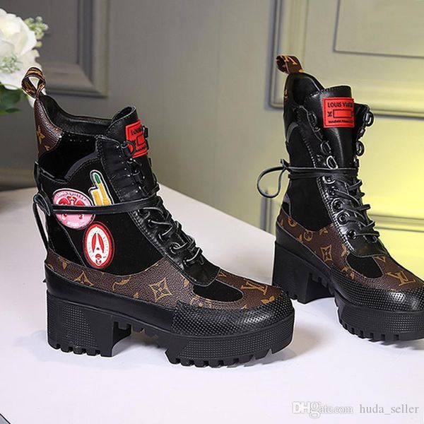 

laureate platform desert boot womens shoes frauen schuhe women boots comfortable lace -up luxury plus size fashion women s