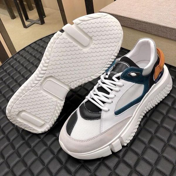 

new arrival veloce orange blue mens shoes breathable fashion classic low lace -up casual lightweight sports comfortable shoes drop ship, Black