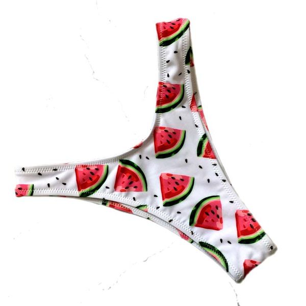 

watermelon 2020 bikini bottoms brazilian swimwear women briefs thong low waist swimsuit bottom bikini bottom swim trunks