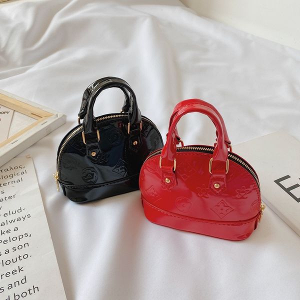 

2020 korean style bright face mini children's mini coin purse should crossbody women's er tong bao bowler shell shell bag bag