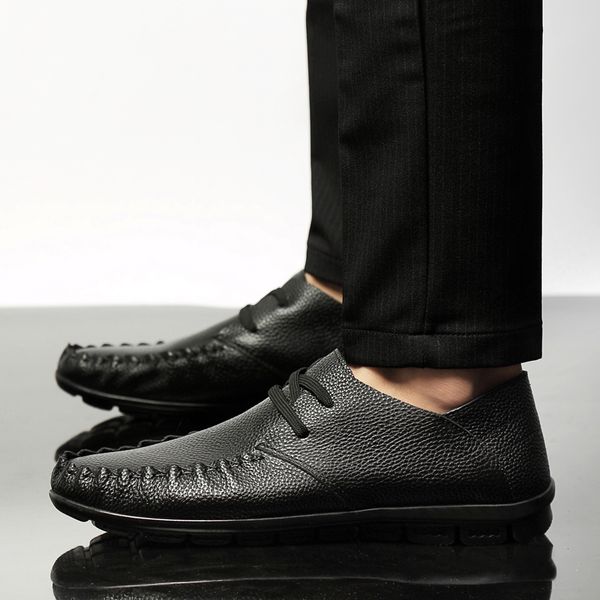 

sale sneakers mens shoe casual sapato slip causal de hombre zapatos informales flat casuales para leisure sports spring mens on, Black