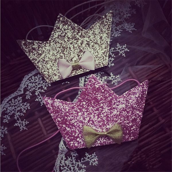 

новый shinny пришивания корона форма дети портмоне маленький кошелек kid мешок монет мешок держатель денег birthday party подарки для детей, White