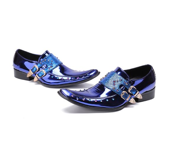 

dress shoes men oxford patent leather formal shoes business shoes plus size 37-48 men casual zapatos de hombre, Black