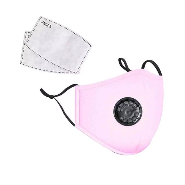

folding pm2.5 activated carbon stereoscopic design face mask can put filter anti-smog breathing valve dust proof pm2.5 cotton mask ahf469