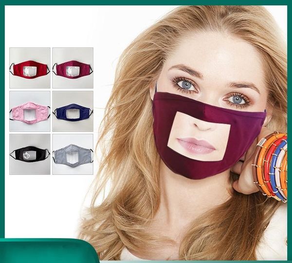 

хлопок пыле рот маска с прозрачным окном visible ветрозащитный моющийся многоразовый глухой lip reading маска для взрослых и детей fy9148