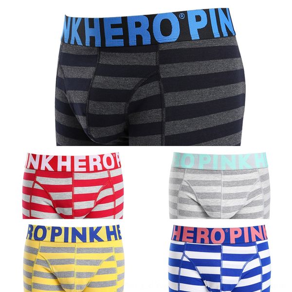 

p4jm4 three-dimensional cut wide stripe fashion flat 514 men's three-dimensional cut wide stripe fashion underwear underpants underpant, Black;white