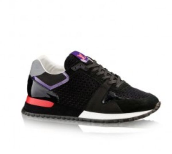 

мода роскошные кроссовки ботинки женщин убежать ботинки легкие полуботинки синий / красный / белый mesh быстрая доставка, Black