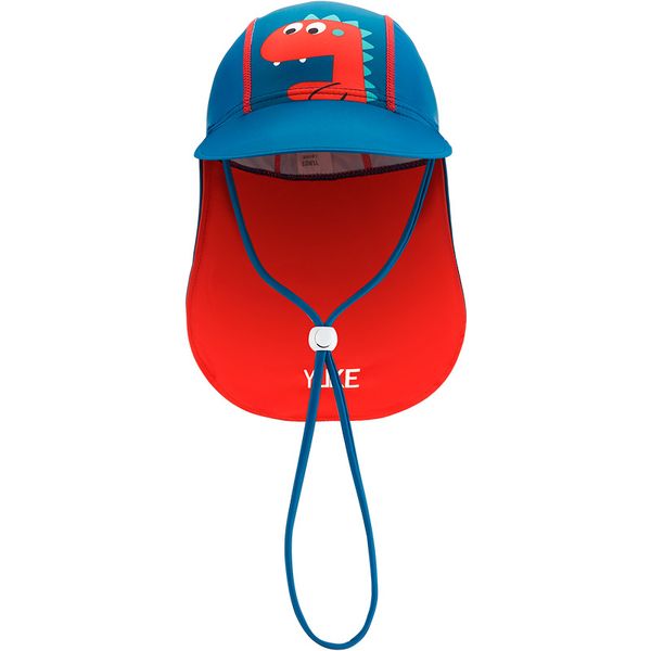 

лето детские вс hat дети открытых шеи ухо обложка anti uv пляж защита caps дети мальчик девочка шапочка для плавания в течение 3-12 лет, Yellow
