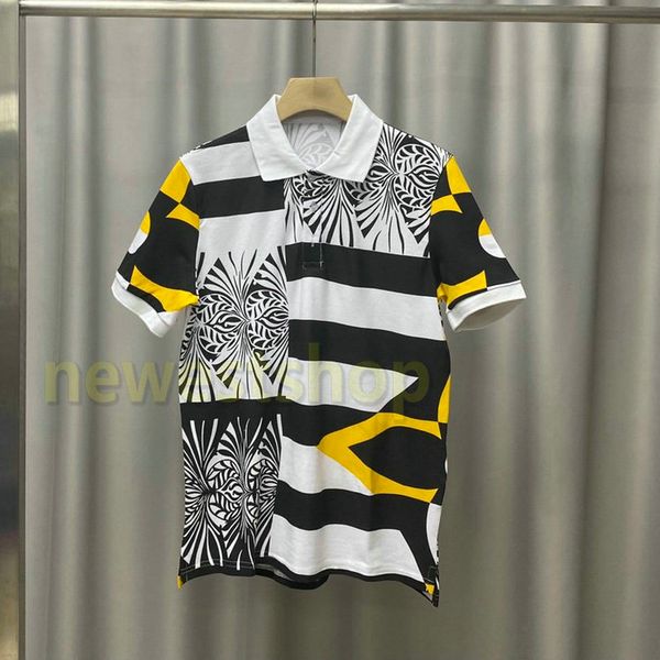 

2020 new europe hip hop fashion spring summer totem printed t shirt breathable cotton shirts men and womens geometry print t shirts, White;black