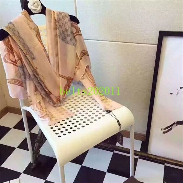 

designer silk scarf for women2020 spring brand floral flower long scarves size shawls gift, Blue;gray