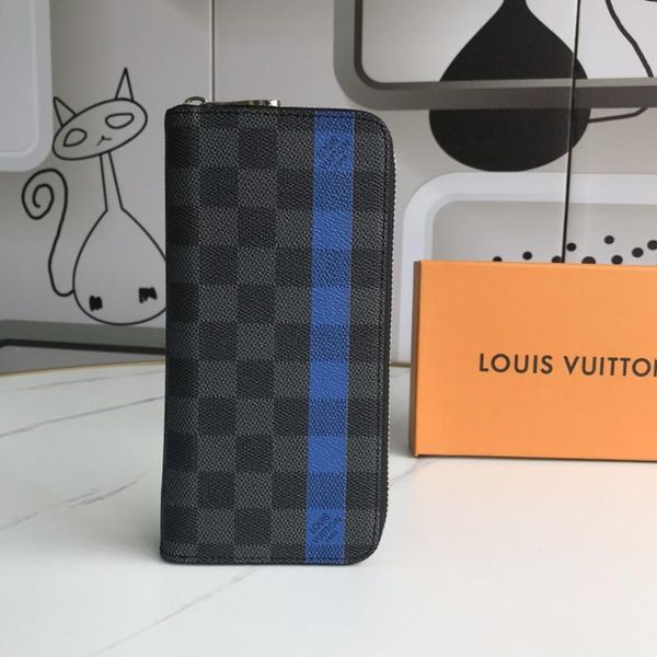 

корабль падения luxury mens wallet кошельки держателя карты vintage классический zipper бумажники деньги монет карманный мужчины кошелек кош