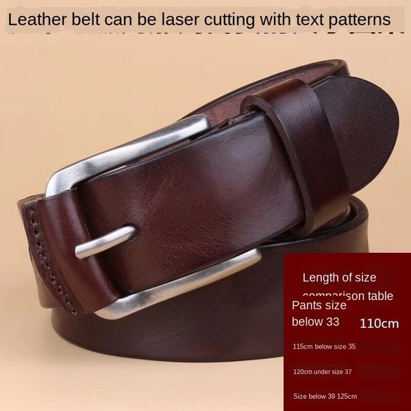 

kzkc8 layer cowhide genuine leather style laser carving men's layer cowhide men's belt private belt genuine leather style laser ca, Black;brown