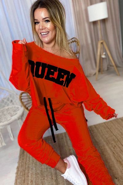 

2020selling explosive models european and american ladies color matching fashion suit female autumn casual sports suit, Gray