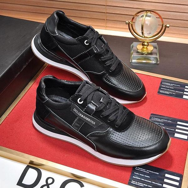 

new mens shoes sneakers with original box breathable roma flats luxury scarpe da uomo vintage flats leather footwears casual chaussures