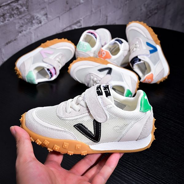 

pjcq3 sports sneakers children's autumn 2020 soft bottom casual shoes for boys and girls comfortable korean style mesh breathable child, Black