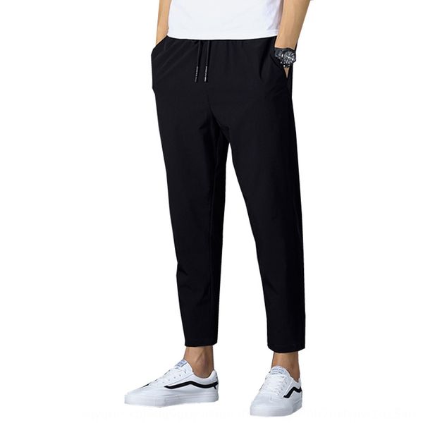 

men's cropped spring and summer trendy loose thin beach middle pants casual all-match overalls overalls mountaineering pants 567c, Gray;blue