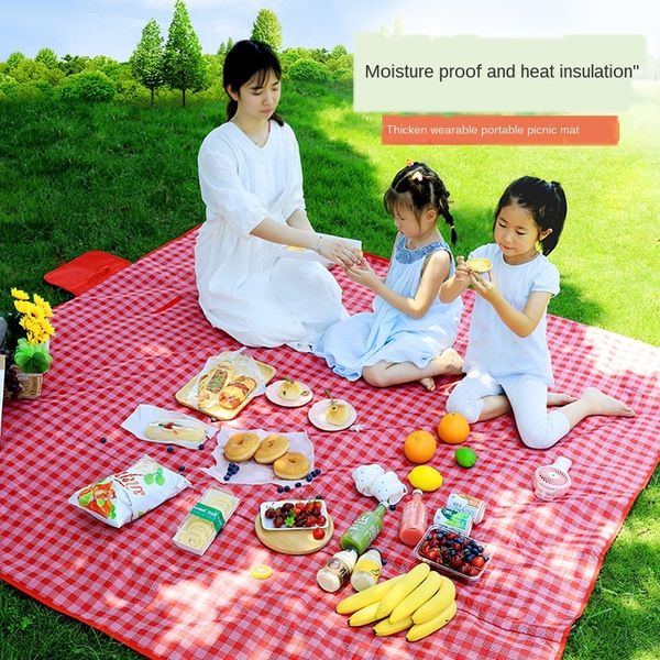 

ins wind moisture-proof outdoor picnic beach tent waterproof thickened lawn picnic cloth meal mat meal mat