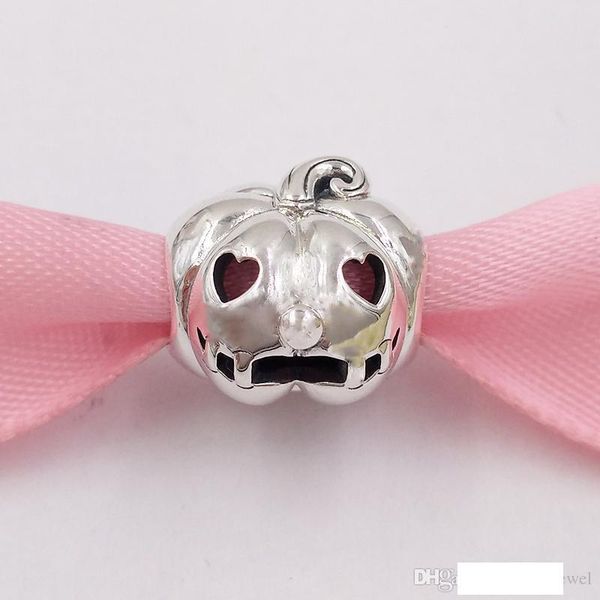 

authentic 925 sterling silver beads sweet pumpkin charm charms fits european pandora style jewelry bracelets & necklace 797596, Bronze;silver