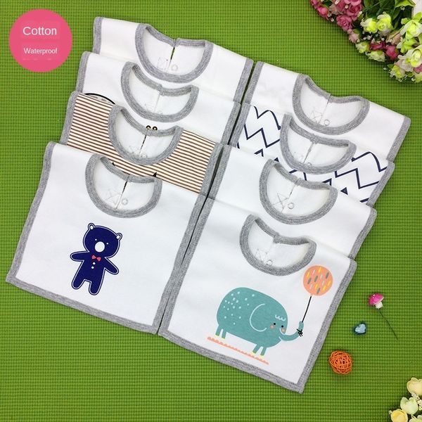 

square waterproof baby pure saliva towel cloth saliva cotton bib inner towel cloth eating bib mother and baby