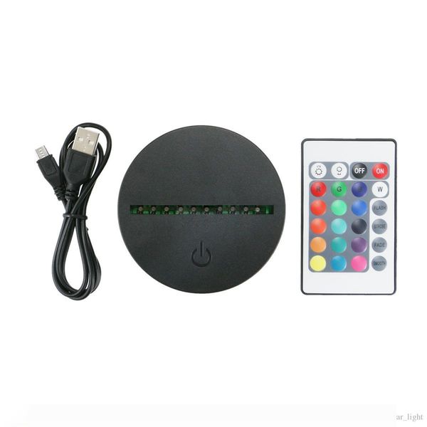 

economic rgb lights led lamp base ir remote 5th battery bin 3d optical lamps touch switch novelty lighting table lamp wholesale