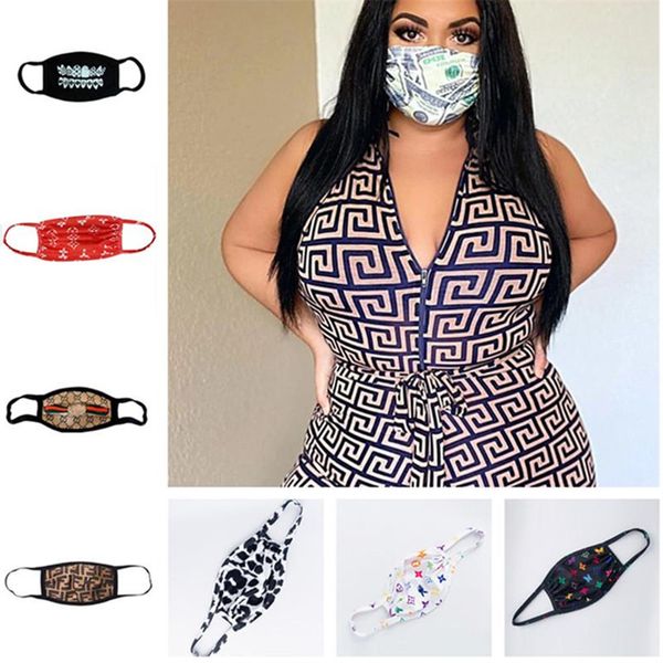 

fashion women face mask dustproof anti-uv trendy face masks washable breathable face mask butterfly money print protective mouth covers 2020, Blue