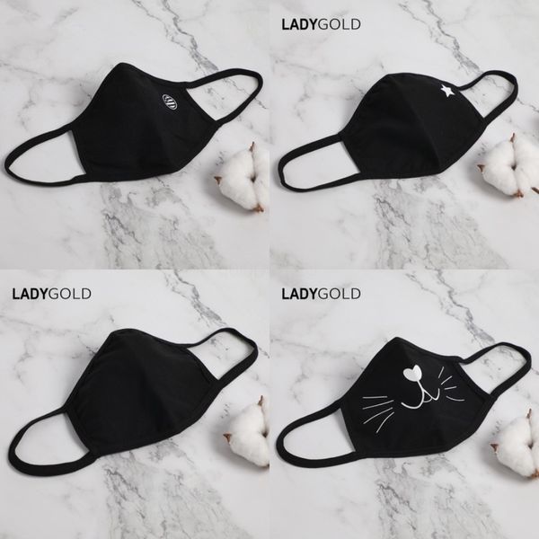 

in stockdisposable fa masks wit elastic ear loop 3 ply breatable and comfortable for blocking dust air pollution protection pack#907, Black