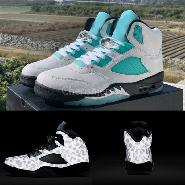 

2020 jumpman 5 island green inspire satin 3m reflective wings leopard 5s men basketball shoes designer laney og mens sports sneakers