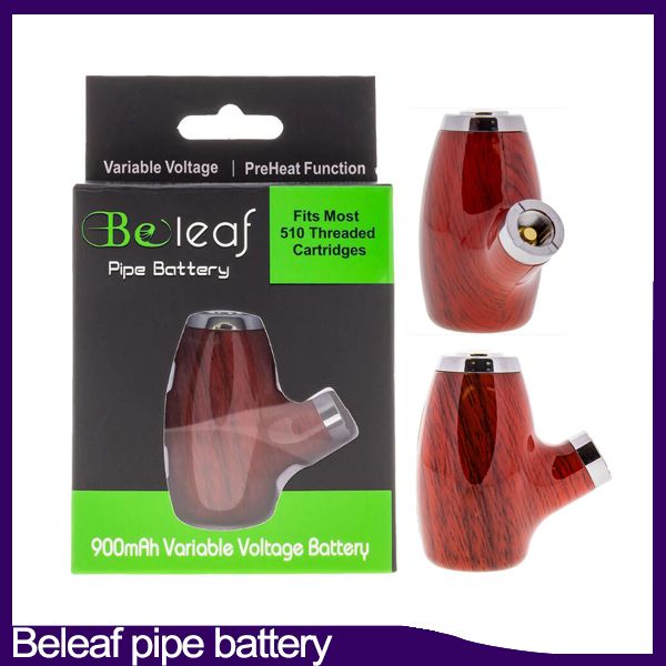 

Оригинальный аккумулятор Beleaf PIPE Смарт Vape Pen Картридж Регулируемое Батарея 900mAh предпускового подогрева VV Vairable Напряжение 510 Тема E Труба 0266320